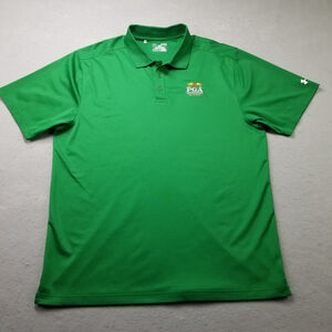 Under Armour PGA Championship Baltusrol Polo Shirt Size XL Green Golf 2016